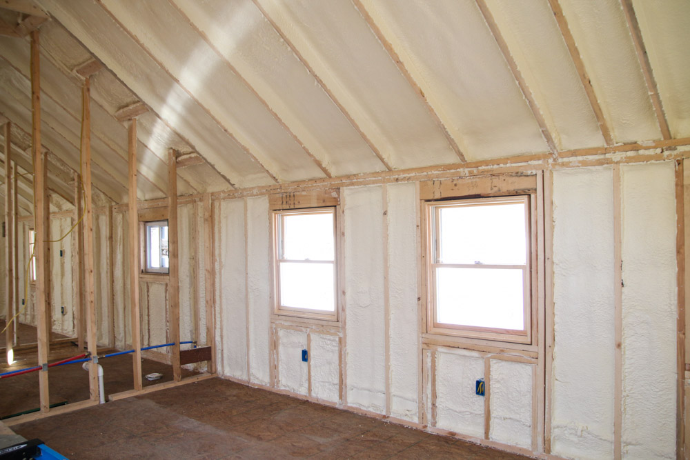 Vaulted Ceiling Attic Spray Foam Insulation Job Types Pro